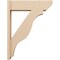 Ekena Millwork 7 1/2-in W x 26-in D x 34-in H Funston Slat Rough Cedar Woodgrain TimberThane Outlooker, Primed Tan OUTUR075X26X34FST24RCPR - alternate 3